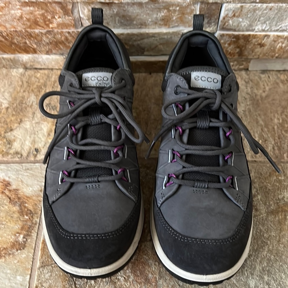 ECCO Womens Size EU 38 7-7.5 Aspina Moonless/Dark Shadow Low Hiking Shoes